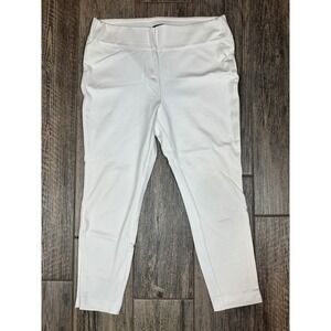 Kelly by Clinton‎ Kelly White Pull On Ankle Pants MP Petite Comfortable